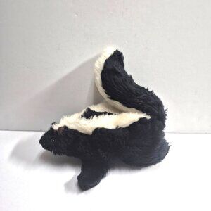 Country Critters Skunk Hand Puppet Vintage 1984 Made in USA Plush Toy Play Child